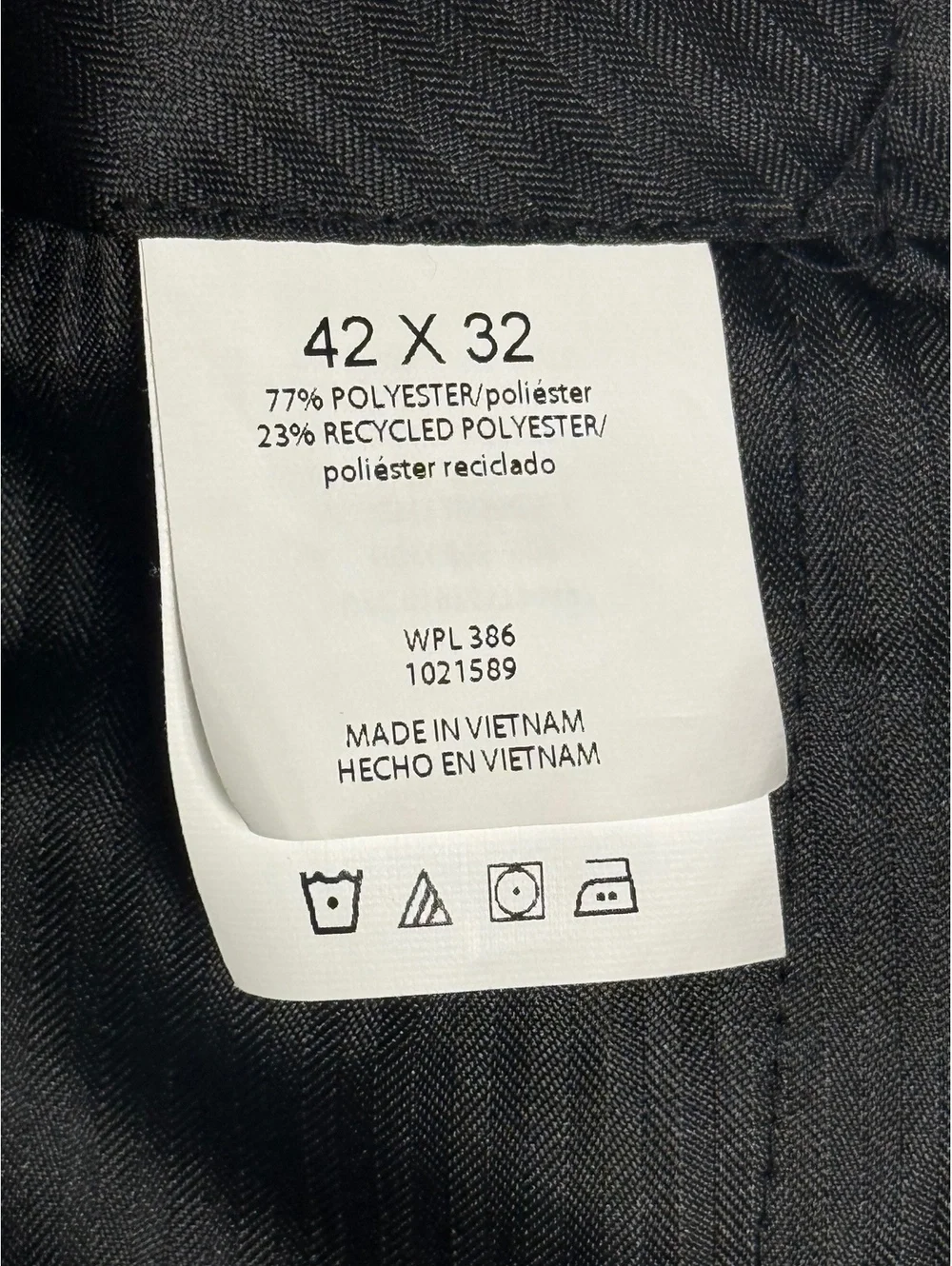 Haggar E10 Gray Straight Fit Dress Pants Men's 42x32